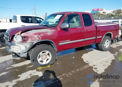 2001 Toyota Tundra Sr5 V8 из США, поврежденный, VIN 5TBRT341X1S158825